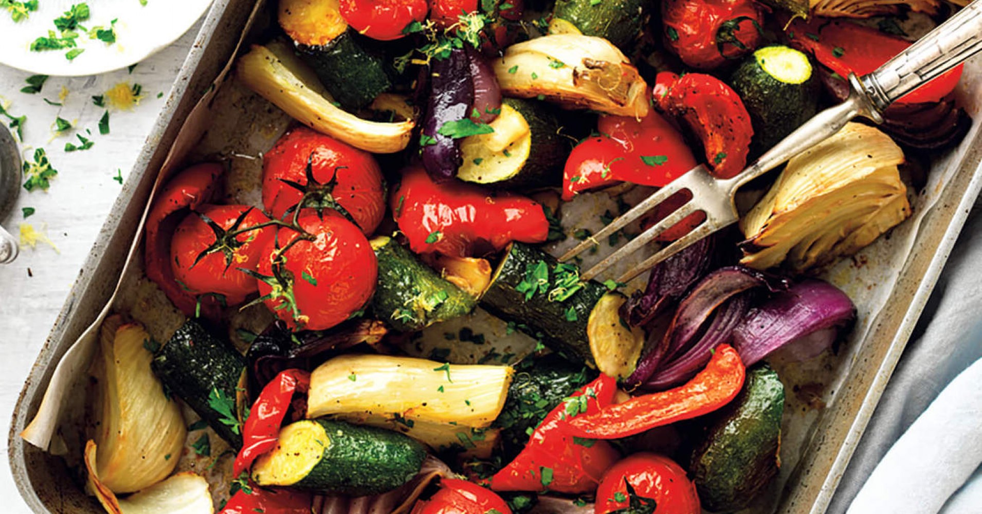Italian-roasted Vegetables Recipe | myfoodbook | Mediterranean side dish